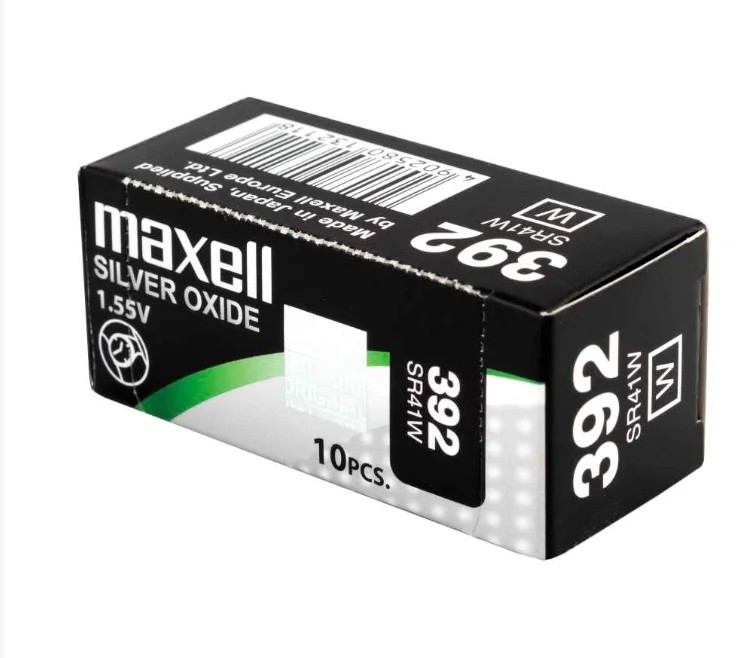 392 PILA BOTON LITIO 1.55V SR41W MAXELL