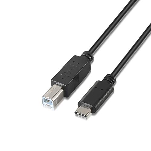 A107-0054 CONEXION USB TIPO C A USB TIPO B 2.0 MACHO/MACHO 2.00 mtrs