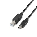 A107-0054 CONEXION USB TIPO C A USB TIPO B 2.0 MACHO/MACHO 2.00 mtrs