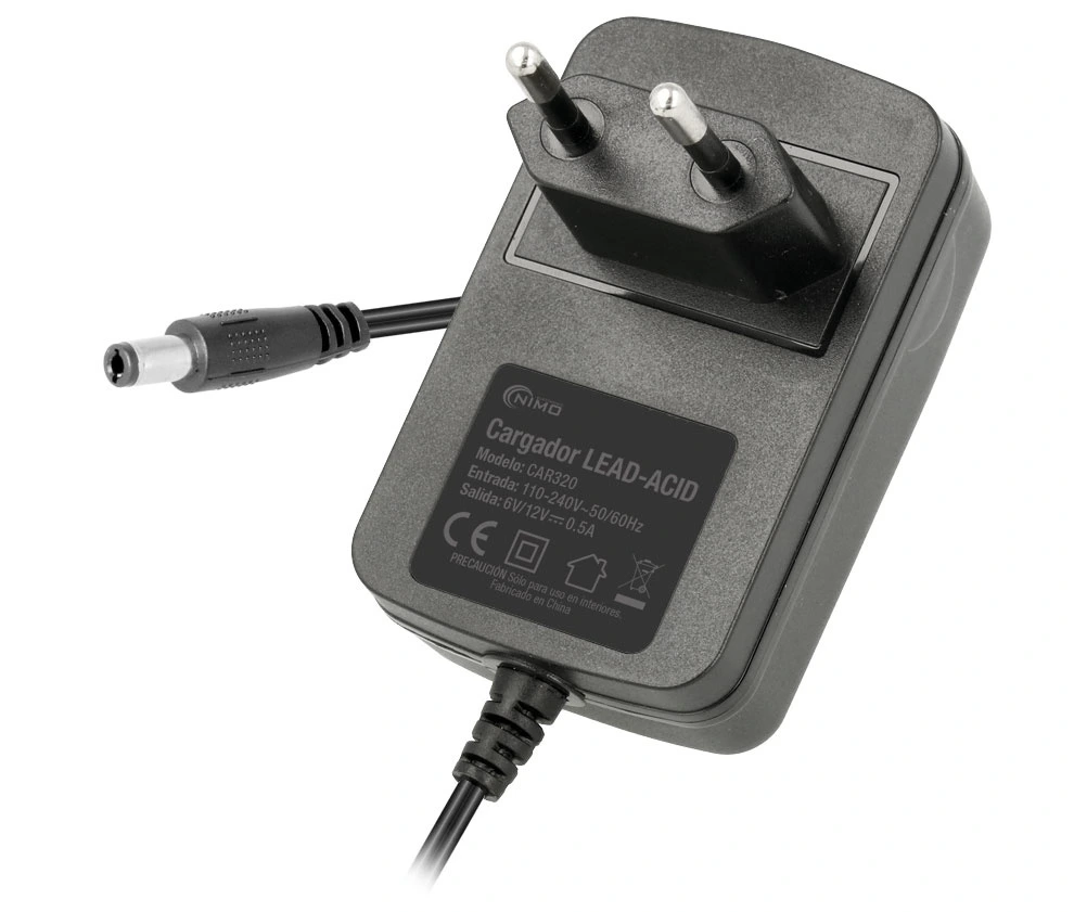 CAR320 CARGADOR DE BATERIAS 6/12V 500mA