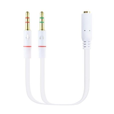 10.24.1203 CONEXION JACK HEMBRA 4 CONTACTOS 3.5mm A 2 JACKS HEMBRA 3.5mm AUDIO/MICRO