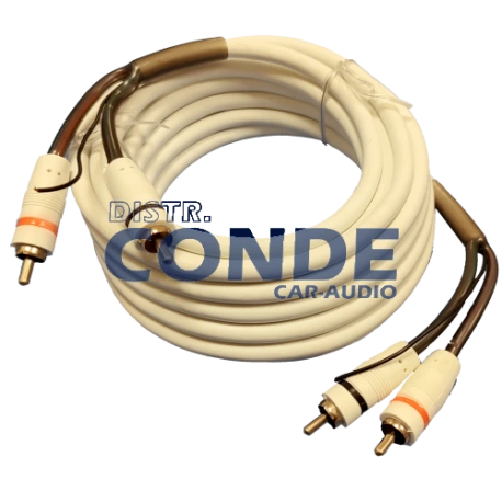 [99.8190] 99.8190 CONEXION 2 RCA MACHO-MACHO + REMOTE 5 mtrs