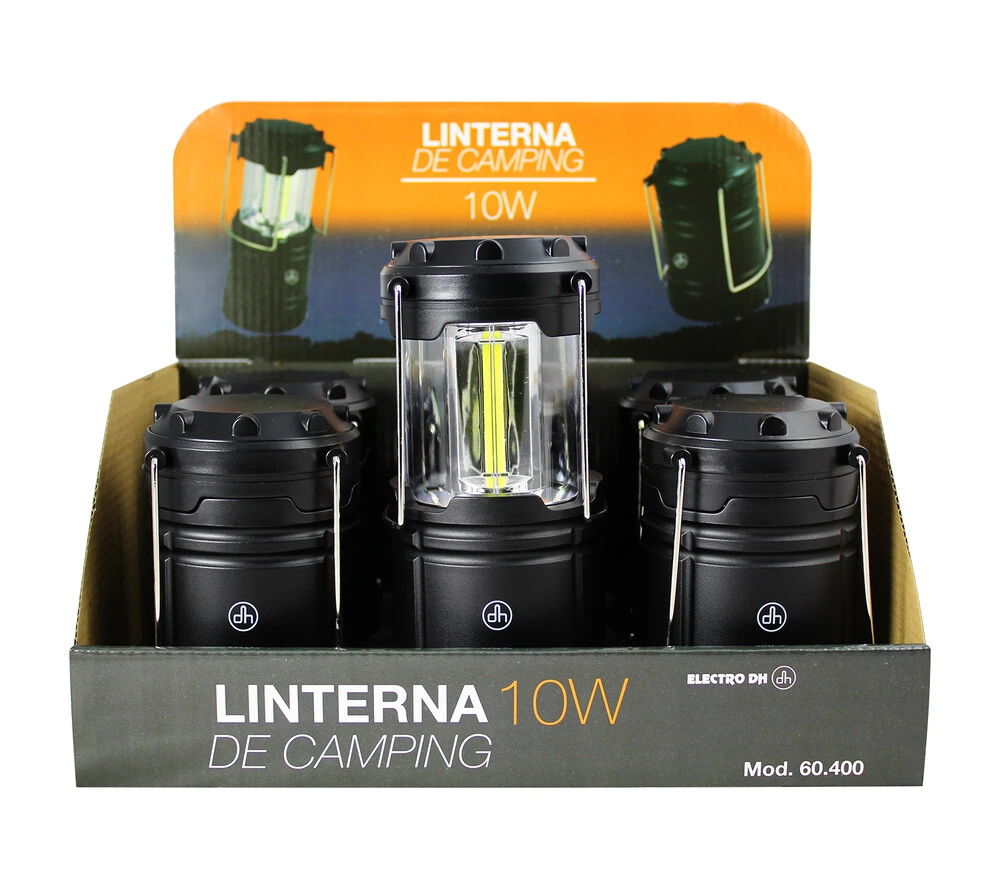 60.400 LINTERNA DE CAMPING LED COB 10W