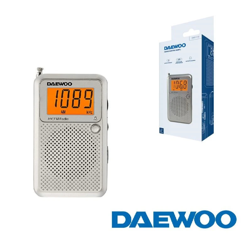 DW1115 RADIO PORTATIL DIGITAL AM/FM DAEWOO