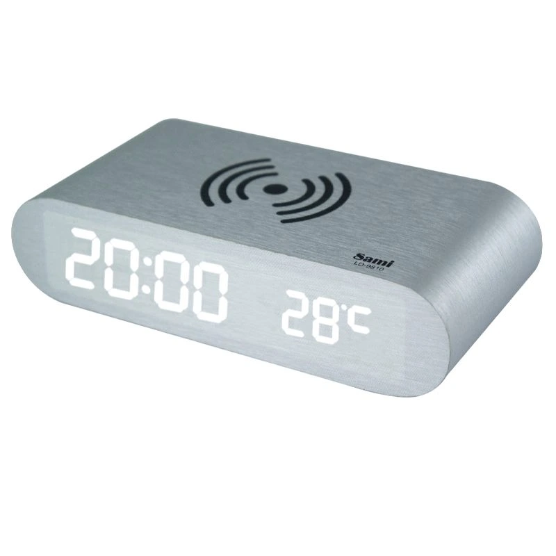 LD9810 RELOJ DESPERTADOR CON CARGA INALAMBRICA PARA MOVILES