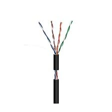 SMK6001 CABLE UTP CAT5E CCA EXTERIOR NEGRO CAJA 305mtrs