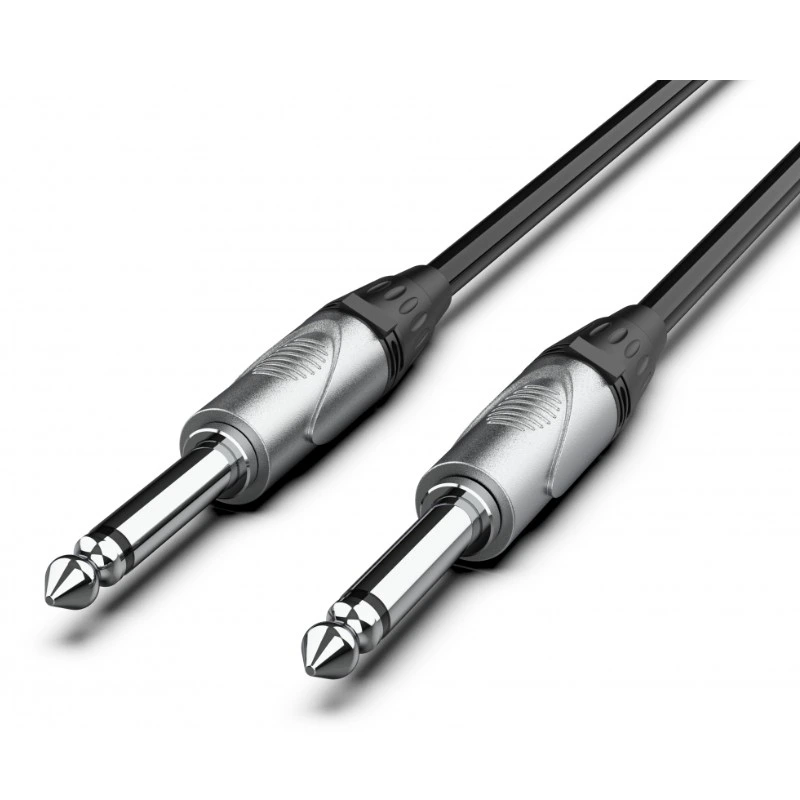 10145076 CONEXION JACK 6.3mm MONO MACHO-MACHO 9.00mtrs AUDIBAX