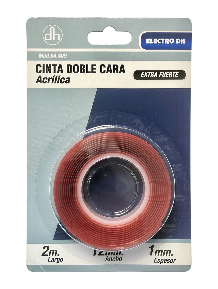 04.409/5 CINTA DOBLE CARA ACRILICA 12mm 5 METROS