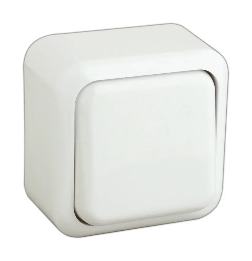 36.470/I/B INTERRUPTOR DE SUPERFICIE BLANCO