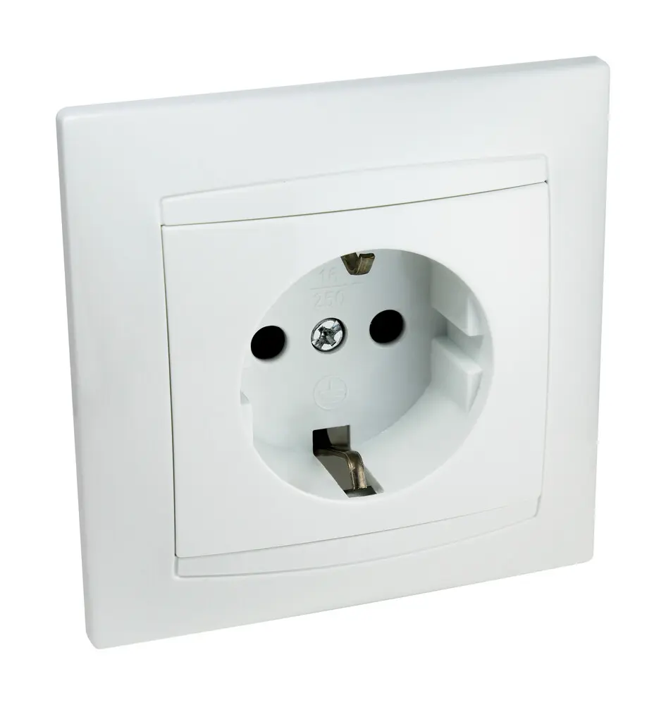 36.540/B MECANISMO BASE HEMBRA CON TOMA DE TIERRA DE EMPOTRAR BLANCO