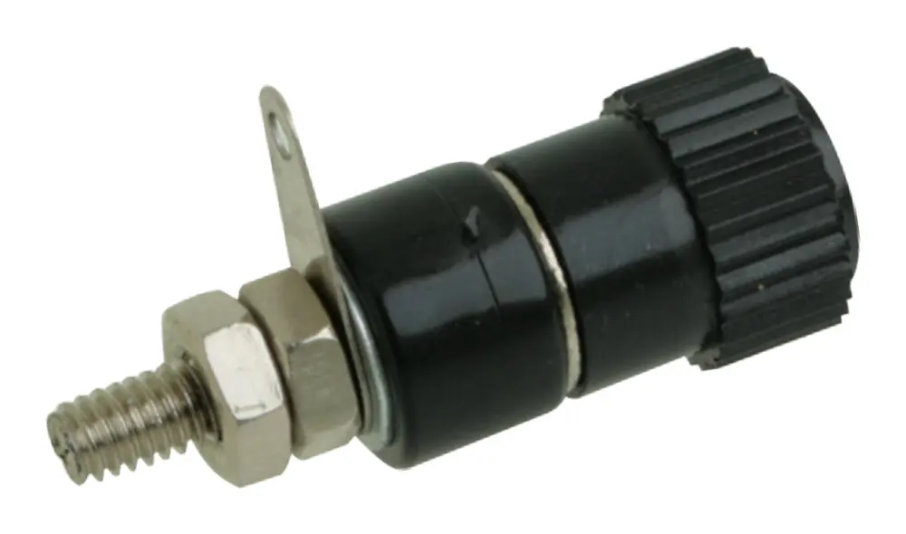 [09.070/N] 09.070/N BORNE HEMBRA 4 mm NEGRO