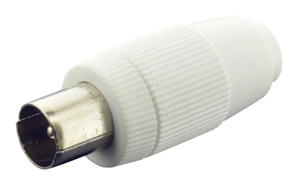 10.535/BL CONECTOR ANTENA MACHO RECTO BLANCO 