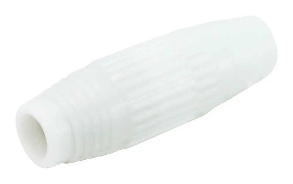 10.548 EMPALMADOR DE ANTENA PLASTICO BLANCO