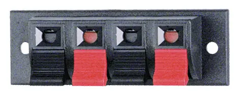 10.642/4 CONECTOR AUDIO BASE 4 BORNES PRESION