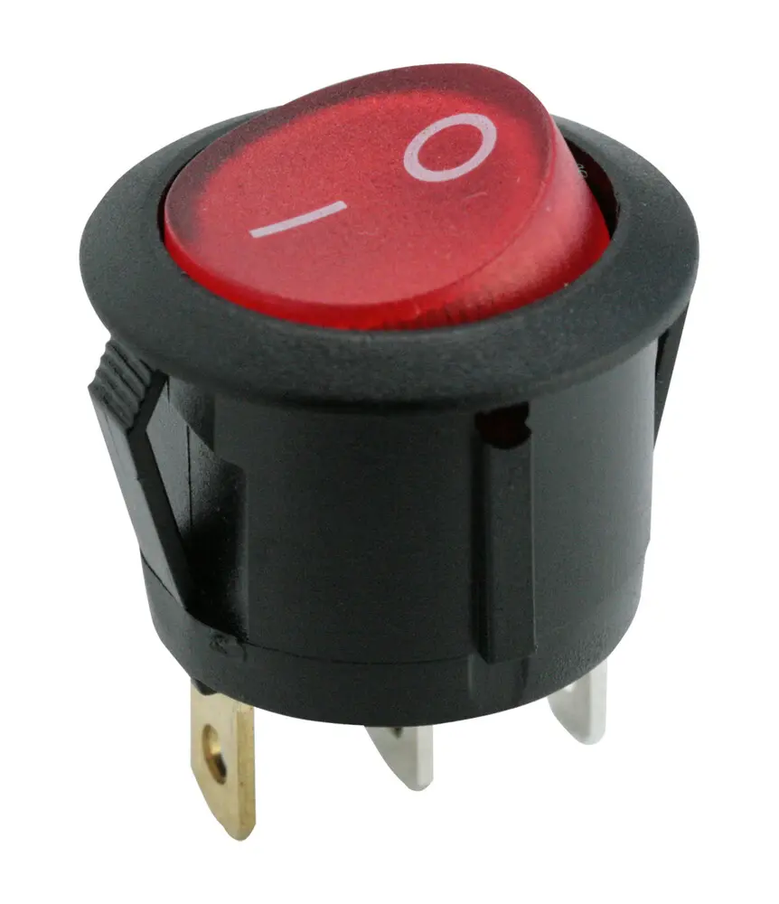 11.478.IL INTERRUPTOR BASCULANTE UNIPOLAR ON-OFF NEGRO