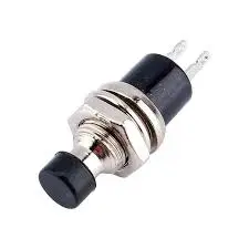 [11.542/C/N] 11.542/C/N PULSADOR ON-OFF CERRADO METALICO NEGRO