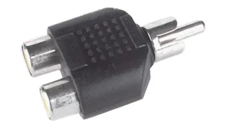 13.680 ADAPTADOR RCA MACHO A 2 RCA HEMBRA