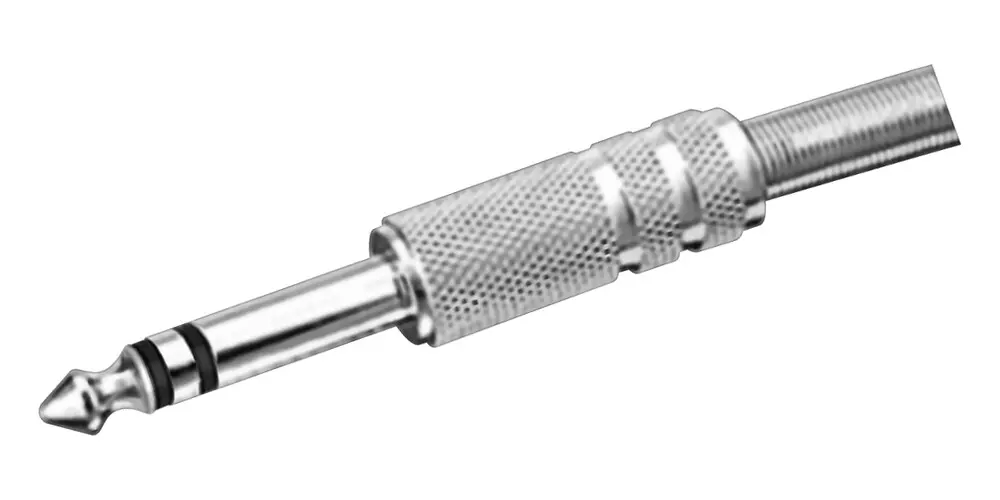 15.116 CONECTOR JACK 6.3mm MACHO ST METAL NIQUEL