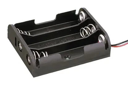 33.031 PORTAPILAS 3 PILAS R06 CON CABLE