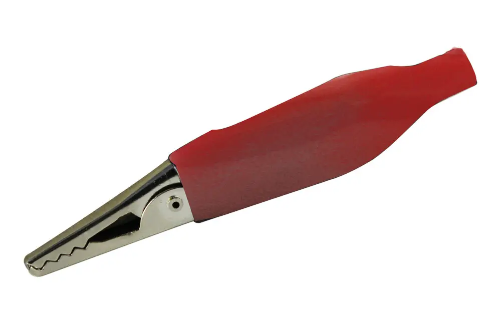 [38.053/R] 38.053/R PINZA DE COCODRILO GRANDE ROJO