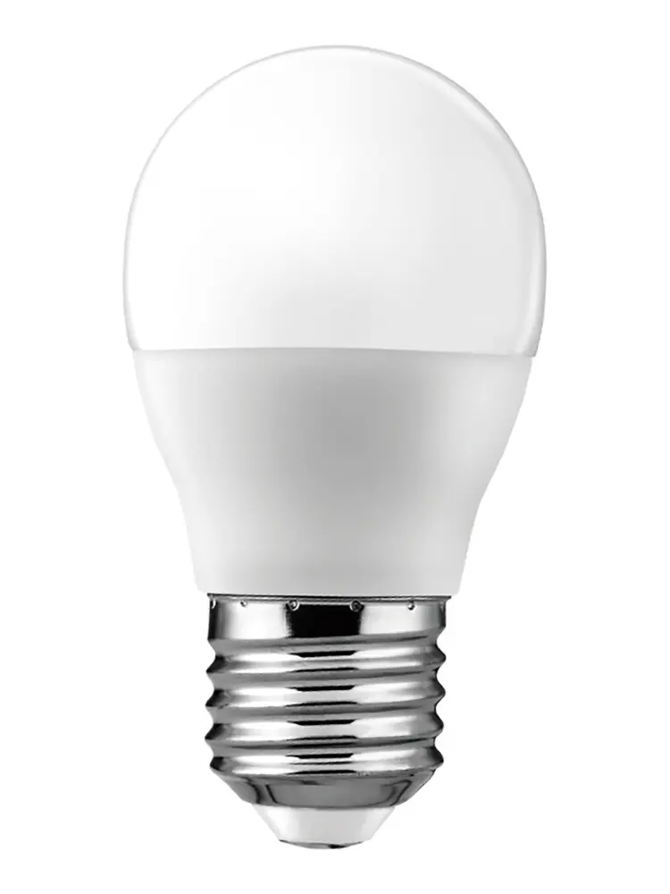 81.155/CAJA/CAL BOMBILLA LED 7W ROSCA E27 ESFERICA BLANCO CALIDO