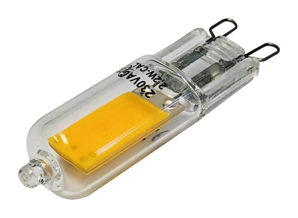 81.579/CAL BOMBILLA LED COB 2.2W G9 BI-PIN BLANCO CALIDO