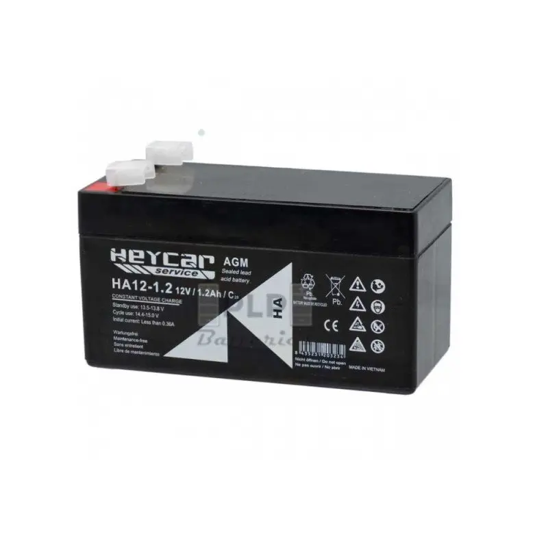 [HA12-1,2 HEY] HA12-1.2 BATERIA PLOMO AGM 12V 1.2 AMP HEYCAR