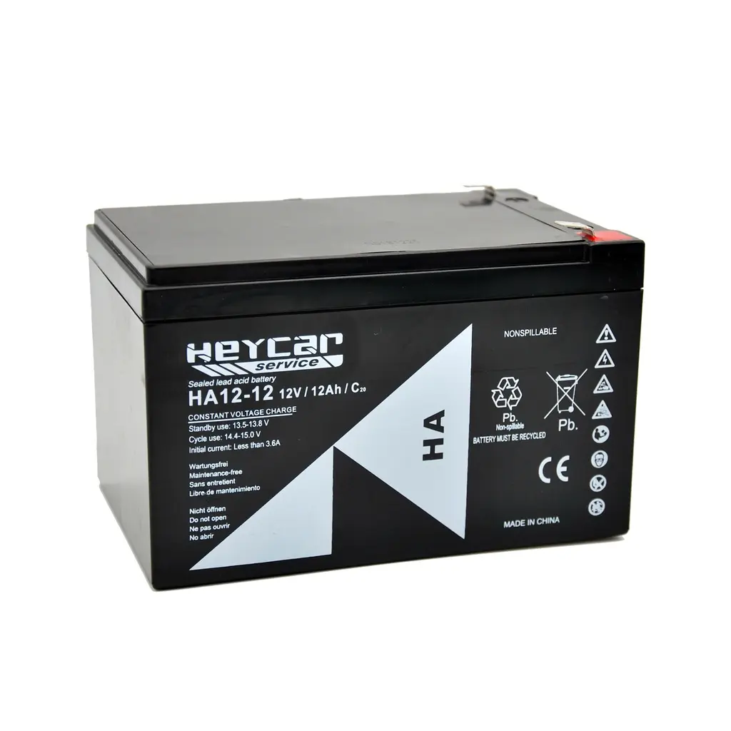 [HA12-12 HEY] HA12-12 BATERIA PLOMO AGM 12V 12 AMP HEYCAR