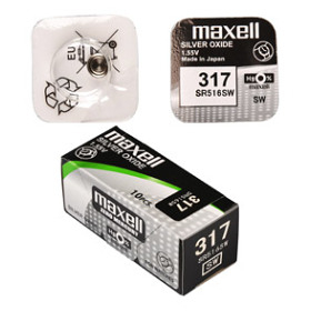[SR0516SW MXL] 317 PILA BOTON LITIO 1.55V SR516SW MAXELL