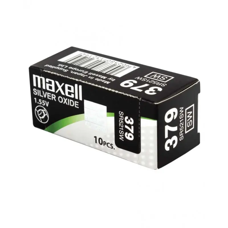 379 PILA BOTON LITIO 1.55V SR521SW MAXELL