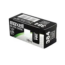 384 PILA BOTON LITIO 1.55V SR41SW MAXELL