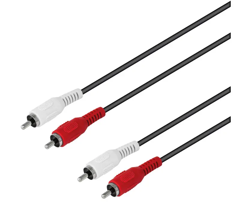 [WIR317] WIR317 CONEXION AUDIO 2 RCA MACHO-MACHO 2,5 mtrs NIMO