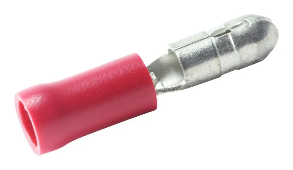 10.927/1 TERMINAL MACHO REDONDO AISLADO ROJO 3.5 mm
