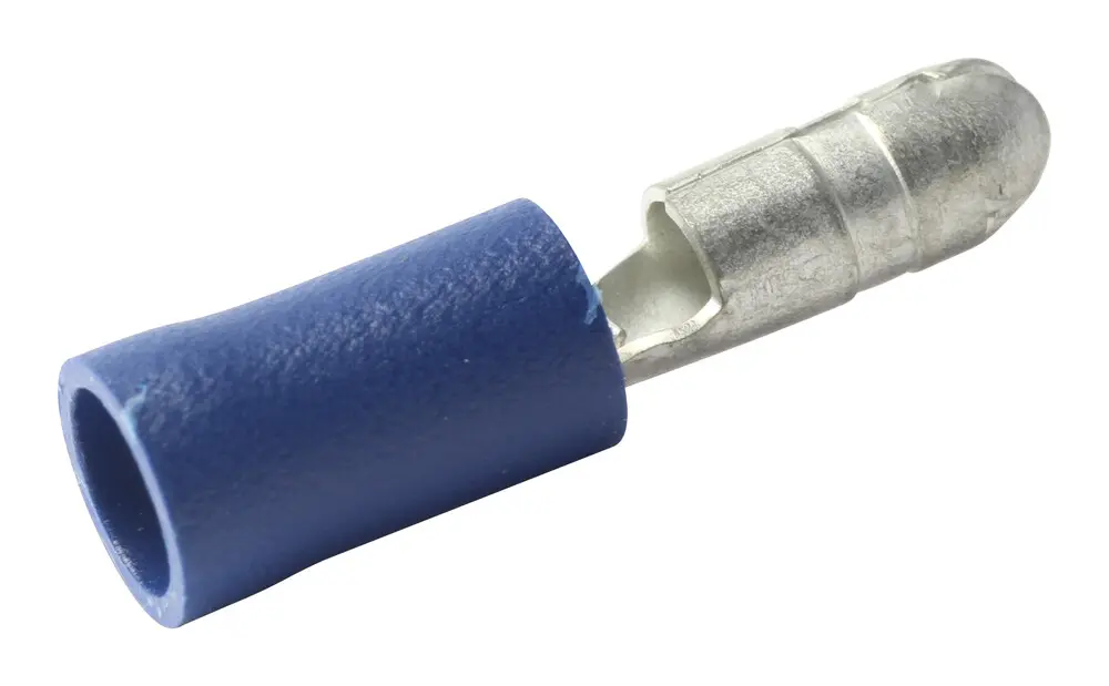 10.927/2 TERMINAL MACHO REDONDO AISLADO AZUL 4.3 mm