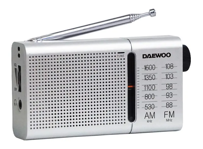 DW1037 RADIO PORTATIL ANALOGICA AM/FM DAEWOO