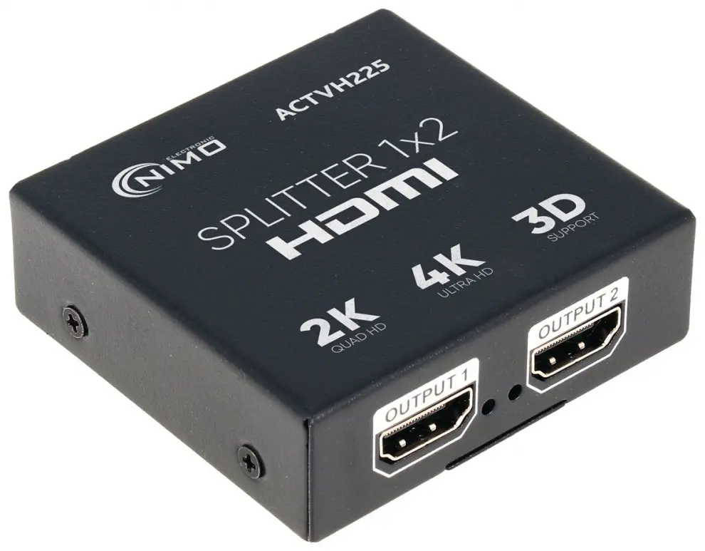 ACTVH225 DISTRIBUIDOR HDMI 4K 1 ENTRADA-2 SALIDAS CON ALIMENTACION