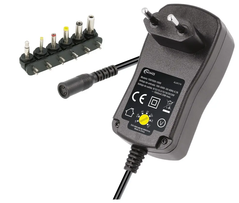 ALM174 ALIMENTADOR UNIVERSAL 9-24V 1000mAH