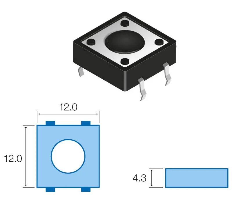 [SW082] SW082 PULSADOR DE TACTO 