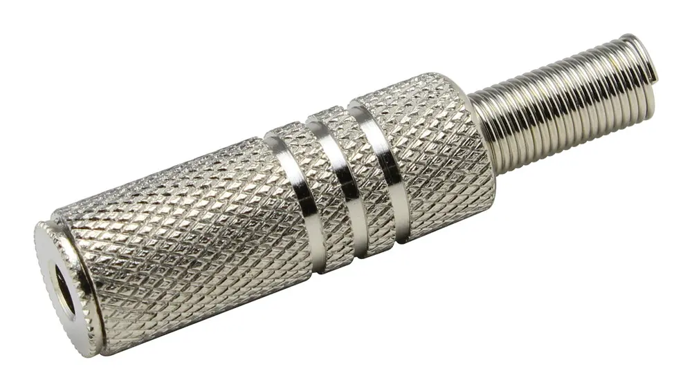 15.154/M CONECTOR JACK 3.5mm HEMBRA AEREO ST NIQUEL