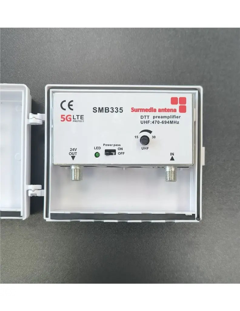 [SMB335] SMB335 AMPLIFICADOR DE MASTIL LTE 5G 1 ENTRADA UHF 30DB