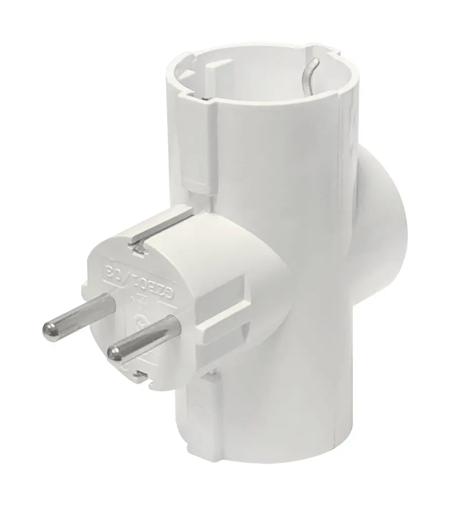 [36.053/1] 36.053/1 ADAPTADOR BIPOLAR TRIPLE 3 TOMAS BLANCO