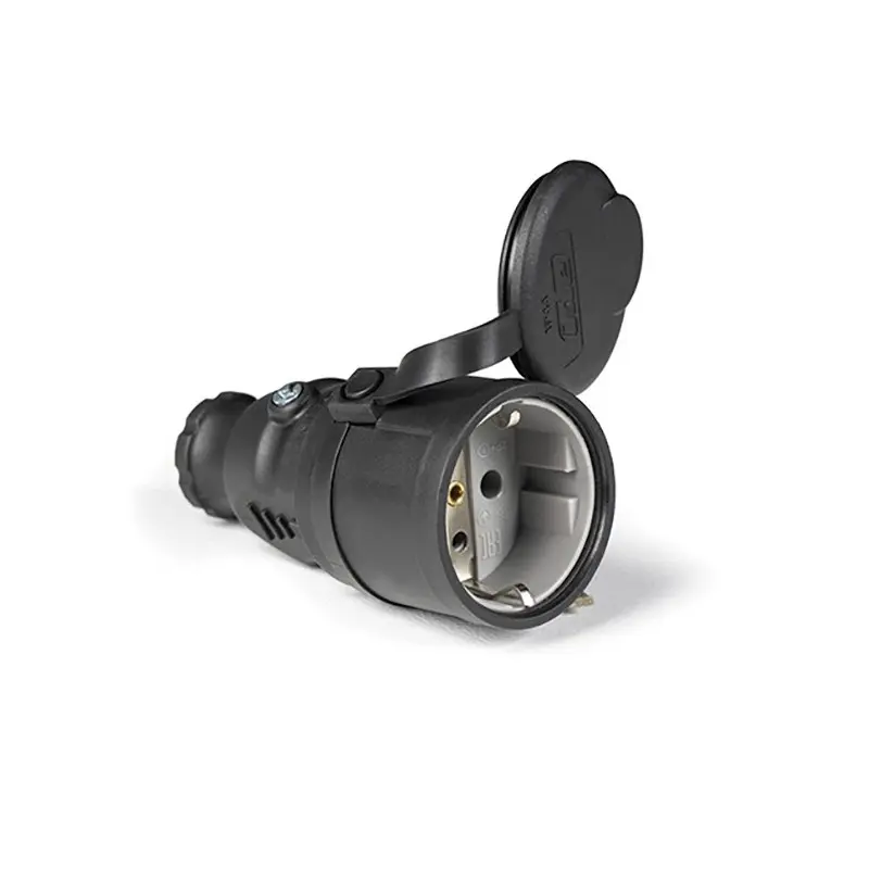 00125 SCHUCO HEMBRA AEREO GOMA IP54 16A