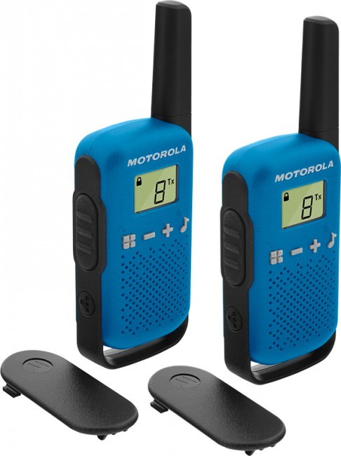 [007508] T42AZUL WALKIE MOTOROLA T42 PACK 2 UNIDADES AZUL MOTOROLA
