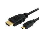 37.616/2/BP CONEXION HDMI MACHOA MICRO HDMI MACHO 2.00 mtrs