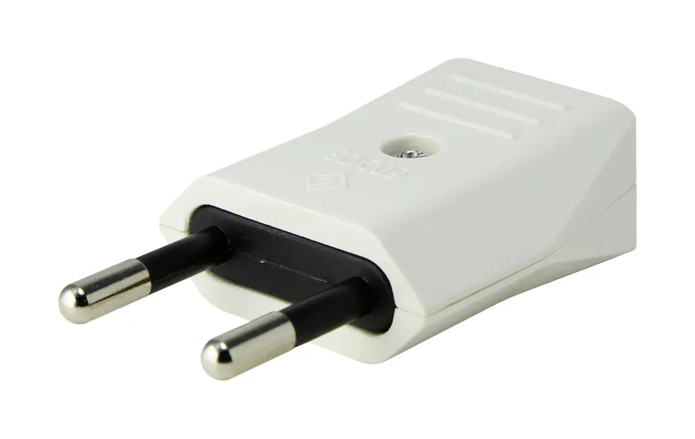 [36.016/E/B] 36.016/E/B CLAVIJA MACHO RECTA BIPOLAR BLANCO