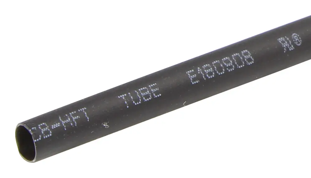 40.000/6.4/N TUBO TERMORRETRACTIL 6.4mm NEGRO
