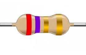 RESISTENCIA CARBON 2.7 OHM 1/4W