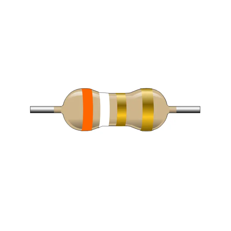 RESISTENCIA CARBON 3.9 OHM 1/4W